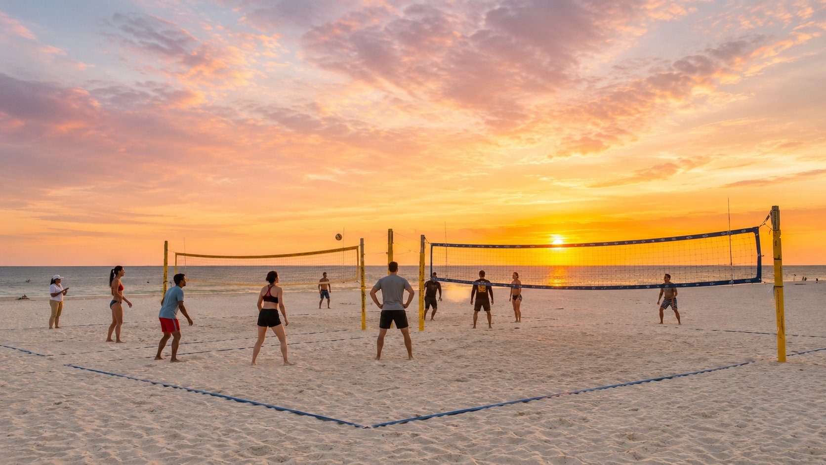 SPBC sunset pickup on the sand in St. Pete