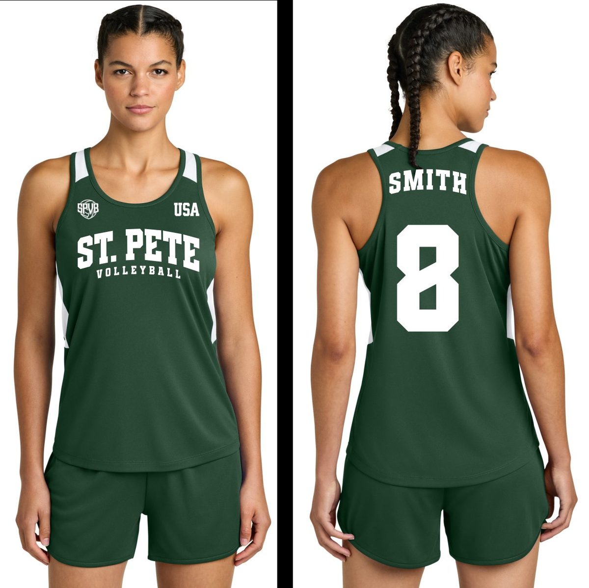 SPVB Apex women's jersey in green